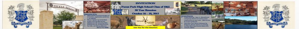 FOREST PARK HIGH SCHOOL Reunion